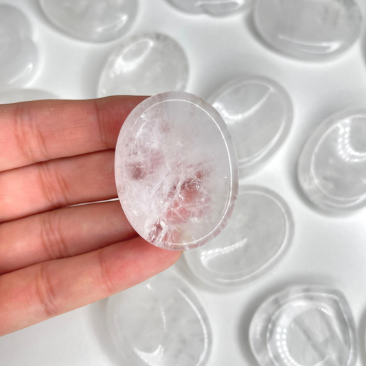 Clear Quartz Worry Stone